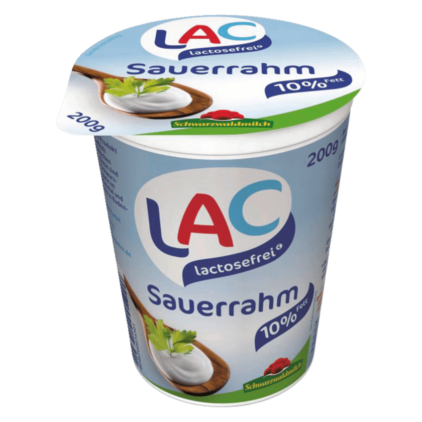Schwarzwaldmilch LAC Sauerrahm 10% lactosefrei 200g